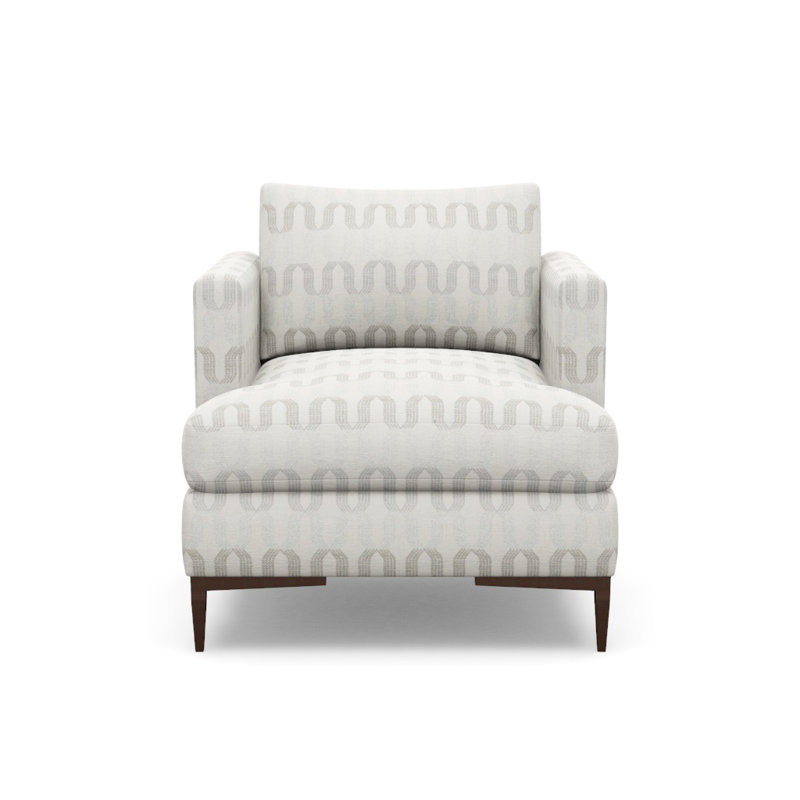Aiden Accent Chair, Antique Bronze, Chatham Smoke