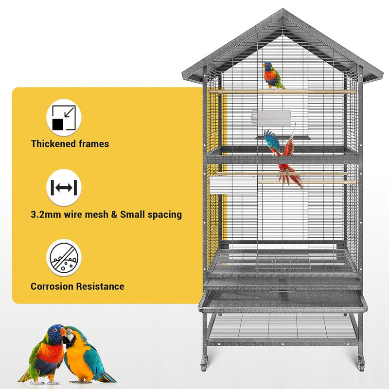 167cm Metal Flight Cage