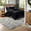 Ensembles de literie luxueux en fausse fourrure, édredon en polyester, style maison moderne
