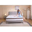 Matelas moyen en mousse viscoélastique gélifiée rafraîchissante avec charbon-454177623-459702095