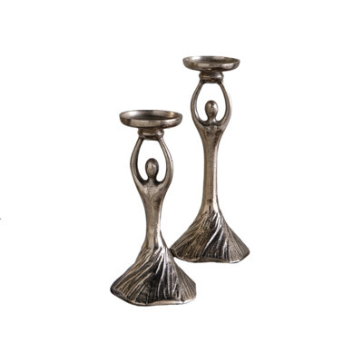 Porte-pilier abstrait pour figurine humaine