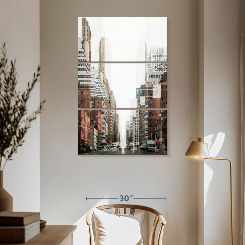 Masam Urban Abstraction - New York, H 65 po x l 42 po