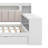All-in-One Daybed with Storage Shelves,  Trundle-950568505