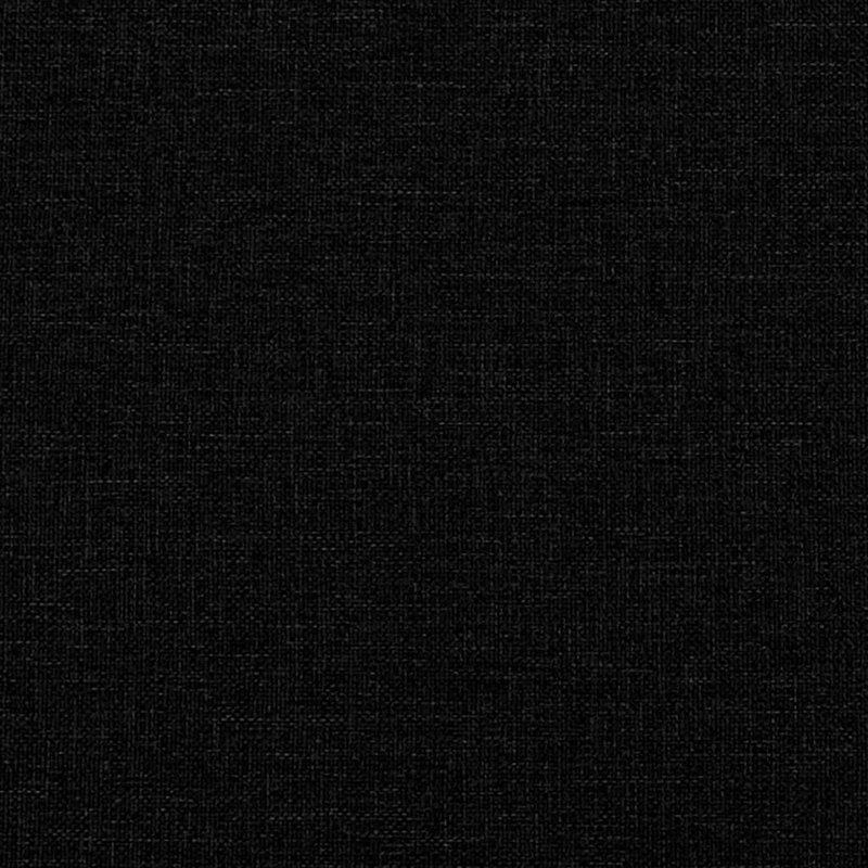 Baecher Upholstered Fabric Bed Frame, Double, Black