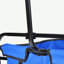 Folding Wagon Garden Shopping Beach Cart (Blue)