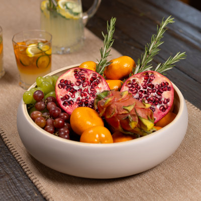 Bol à fruits en bambou Lexa, 12 po