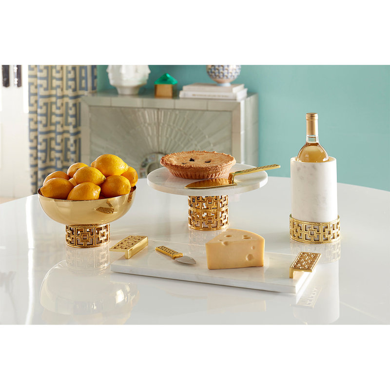 Jonathan Adler Nixon Brass Fruit Bowl