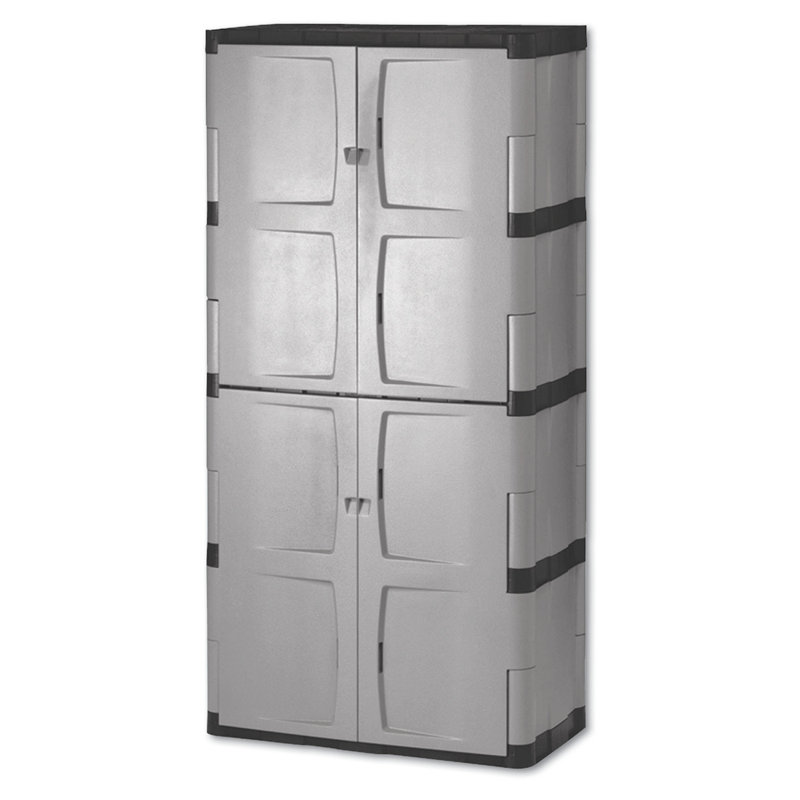 Armoire double à double porte H 72 po x l 36 po x P 18 po