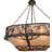 Rustic Lodge 8 - Light Dark Burnished/Antique Copper Kitchen Island Pendant