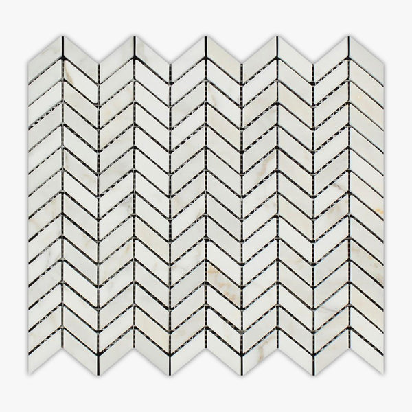 Calacatta Gold Polished 12" x 12" Marble Wall & Floor Tile
