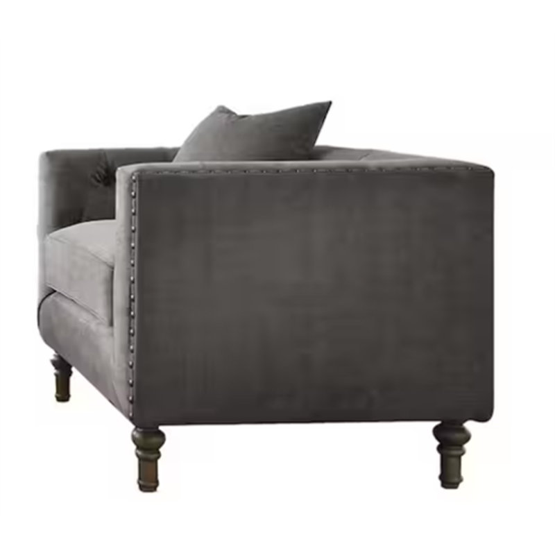 Chaise en velours Sidonia