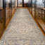 Hand Knotted Area Rug in Grey And Gold-1068162457