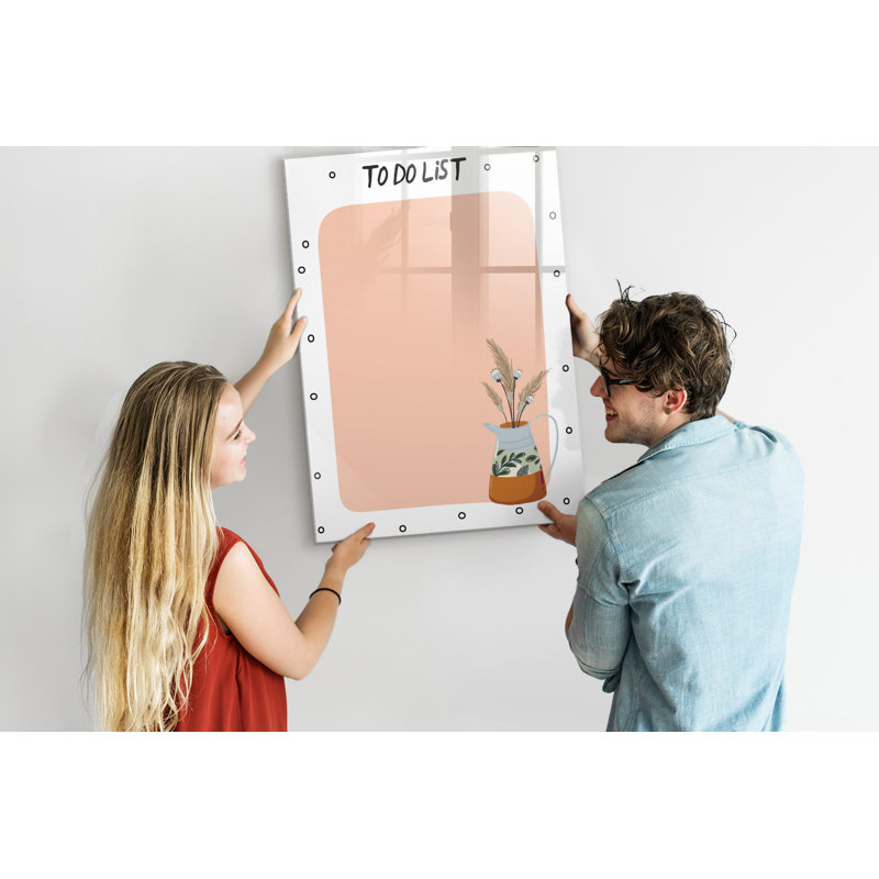 Magnetic Glass Photo Memo Board