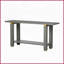Table basse minimaliste moderne de 62,9 po avec pieds en pin, détails en métal Tablette de rangement, facile à assembler pour le salon-2040678598