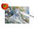 White Tiger Glass Cutting Board Large