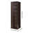 Media Storage Cabinet, CD Rack Tower, 34 Compartments Rotating Media Tower Rack for CDs, DVDs, Books and Game Discs, DVD Stand for Living Room, Home Office and Recording Room, Brown