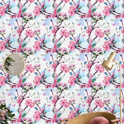 Rouleau de papier peint auto-adhésif Blooming Sakura