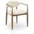 Riccio Vegan Leather Upholstered Dining Arm Chair-6766377-27620710