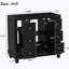 Meuble-lavabo noir 36 po (lavabo non inclus)