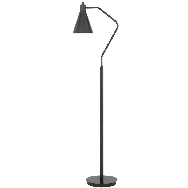 Lampe de travail sur pied 63 po Dekobe, Gris