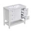 Meuble-lavabo simple 36 po avec plateau Leiding-21186379