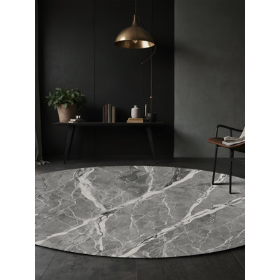 Tapis gris lavable à la machine
