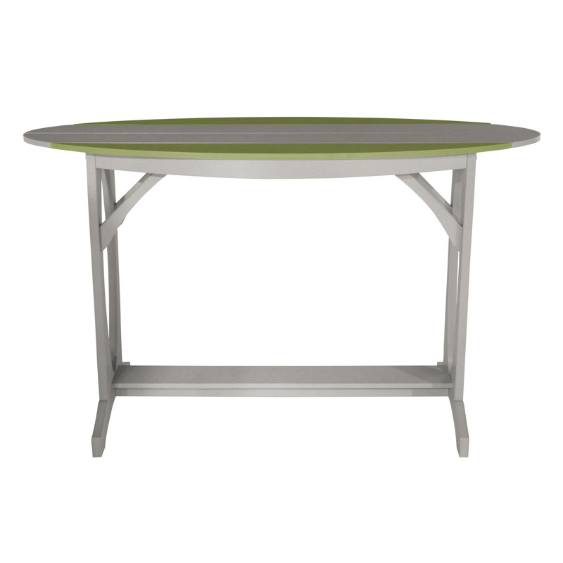 Table à hauteur de bar Shoreline, Vert palmier / gris anse