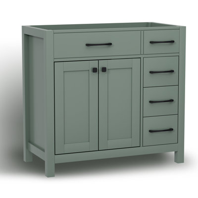 36" Bathroom Vanity Cabinet Base Only, Sink not Included