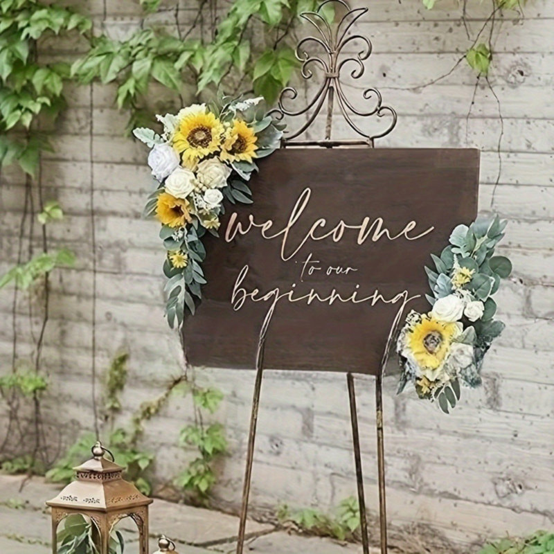 Artificial Wedding Arch Flowers Swag Kit