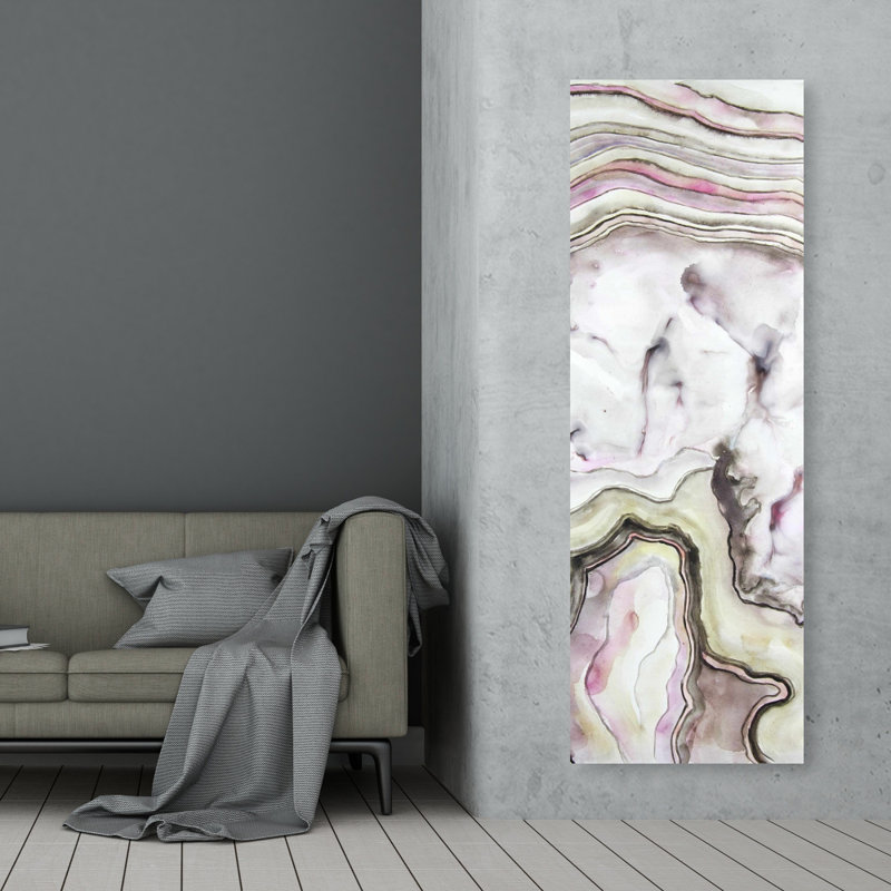 Agate - Toile de minéraux abstraits pour une décoration intérieure élégante
