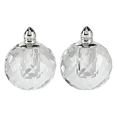 Brand Glass No Salt Cellar Set