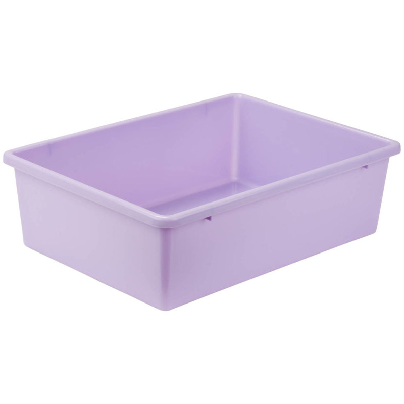 Caisse en plastique pour jouets, Grand, Mauve