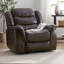 Fauteuil inclinable surdimensionné avec tissu moelleux-1255655300