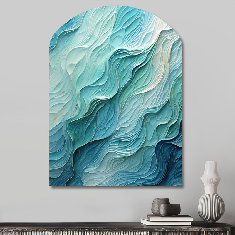 «Procter - Arch Abstract Spirals», reproduction d'art asymétrique, H 34 po x l 25 po