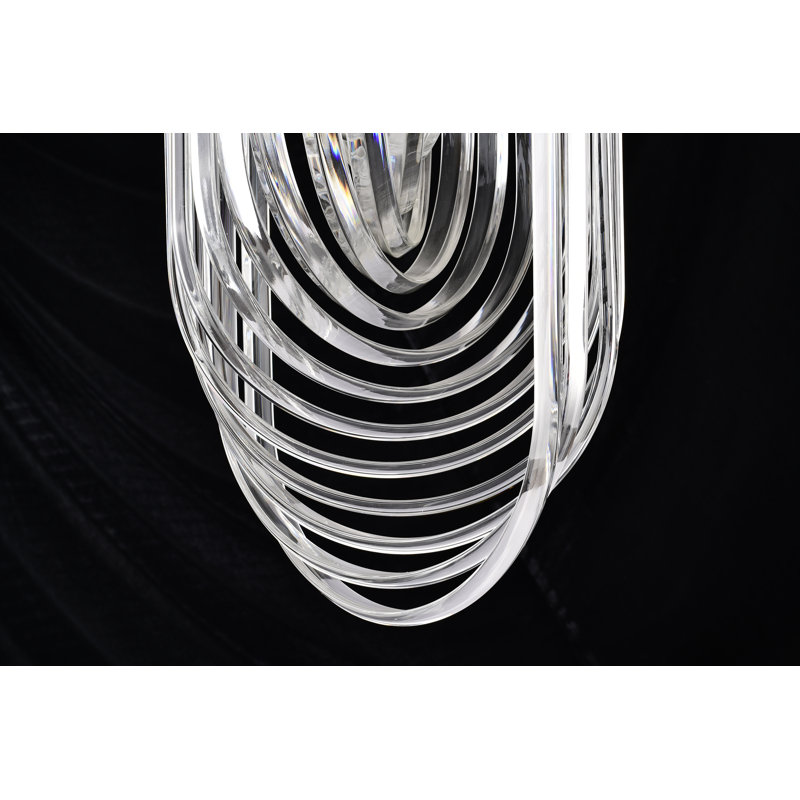 Hinkle pour le salon et la salle à manger, 3 lumières, Nickel clair poli