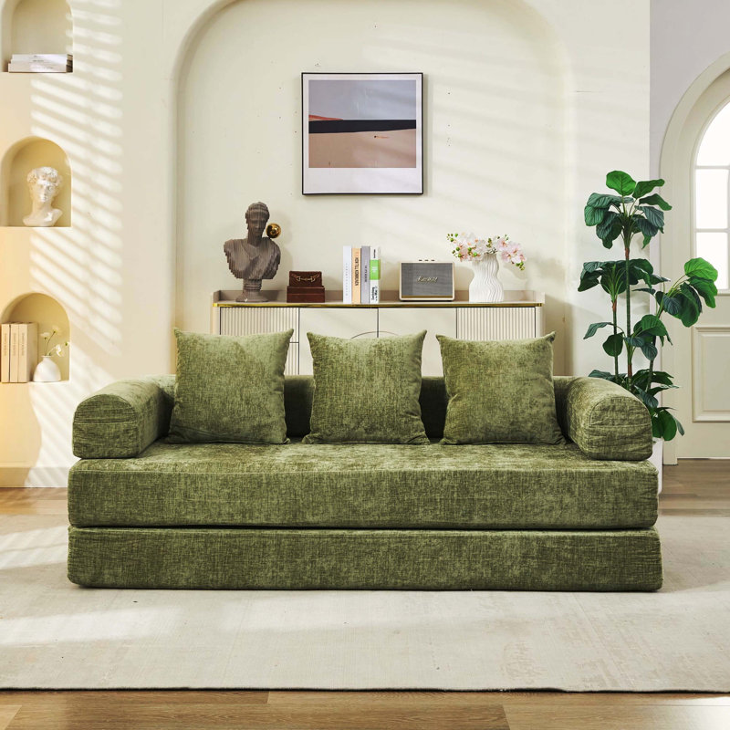 Canapé-lit convertible Green Comfy, Vert