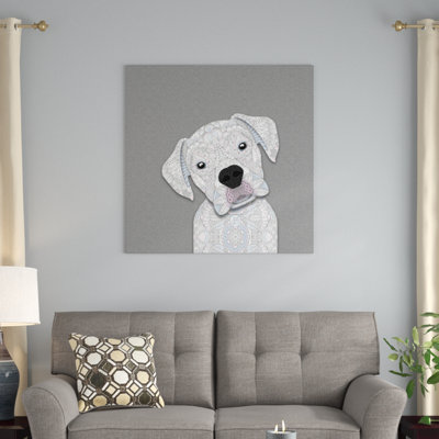 " White Boxer " by Angelika Parker
