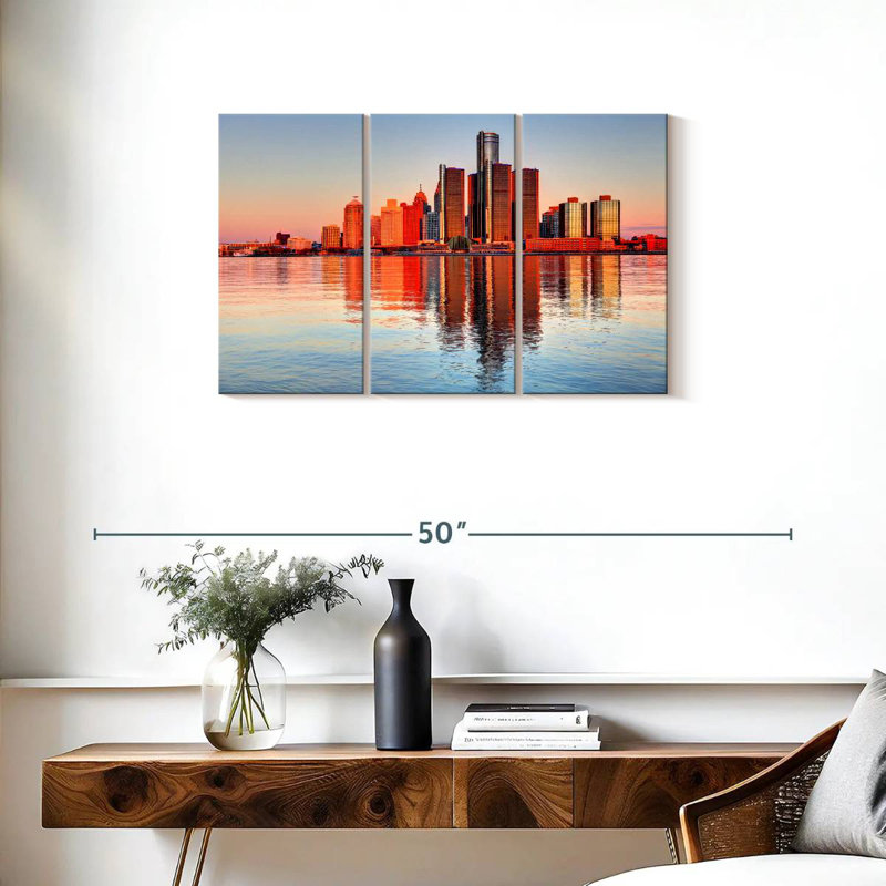 Rorry Michigan Sunset Glow, 20" H x 33" W