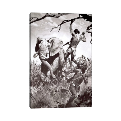 " The Return Of Tarzan, Chapter XV " by Zdeněk Burian Painting Print