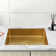 OUKANING Stainless Steel Rectangular Bathroom Sink with Overflow