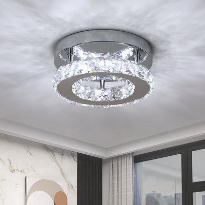 Ogan Acrylic LED Semi Flush Mount