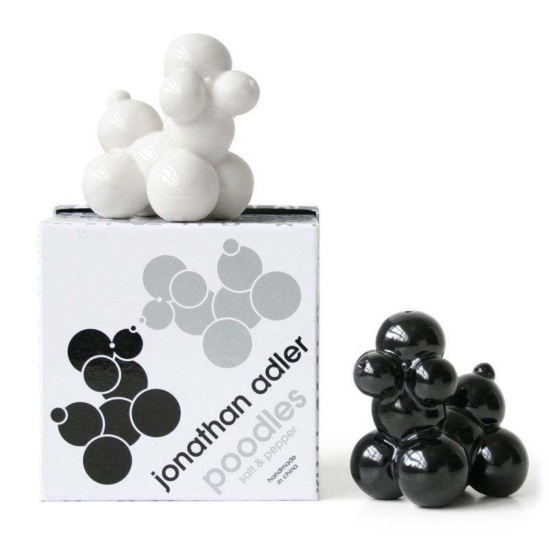 Animalia Poodle Salt and Pepper Shaker Set