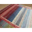 Tapis rouge en laine noué à la main de conception unique 9 pi 10 po x 13 pi 9 po Jarrow