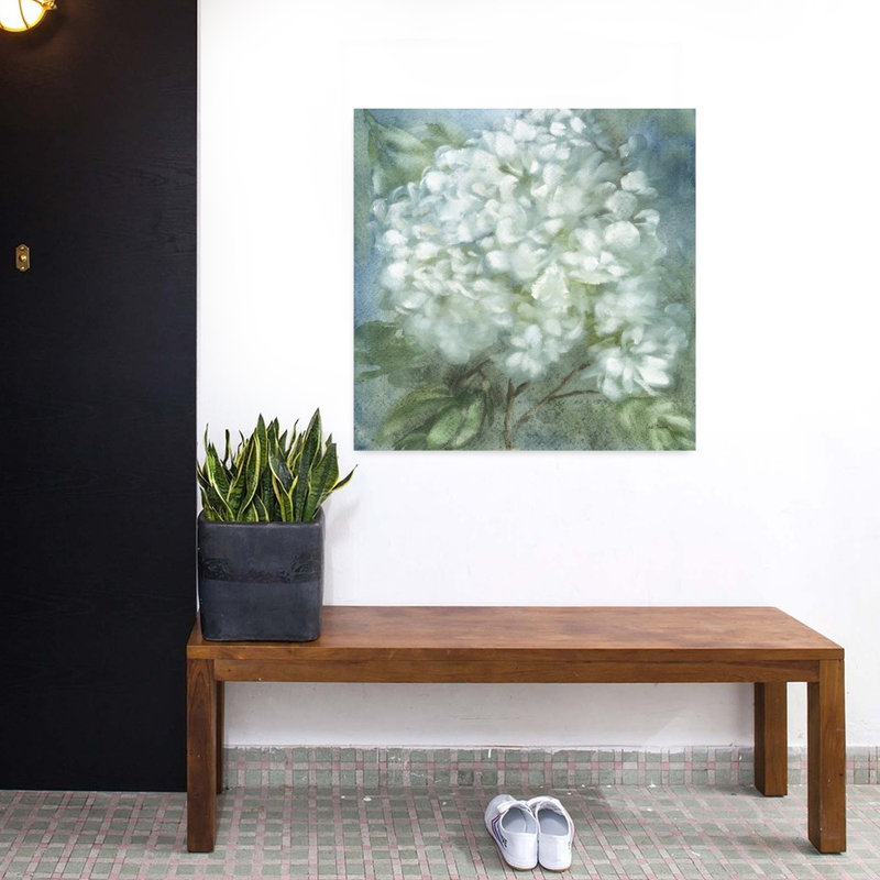 Twilight Hydrangea Traditional Hydrangea Flower Art, 32" H x 32" W