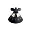 Alessi A09B Michael Graves Kitchen Achromatics Timer, Thermoplastic Resin Black