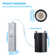 2" LED Recessed Light with J-Box, 6W Dimmable 5CCT Ceiling Spot Light