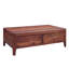 Brooklyn Solid Wood Four Leg Coffee Table with Storage