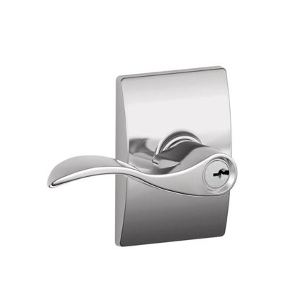Accent Lever with Century Trim Keyed Entry Lock