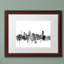 «Montreal Canada Skyline B&W», impression encadrée-69492832-40402157-17769404