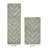 Annaclara Premium 100% Cotton 2 Piece Bath Rug Sets with Non-Slip Backing, Machine Washable, Luxurious Chervon Pattern Super Absorbent & Tufted Weave Bath Mat for Bathroom, Shower, and Tub-71048578-122444790